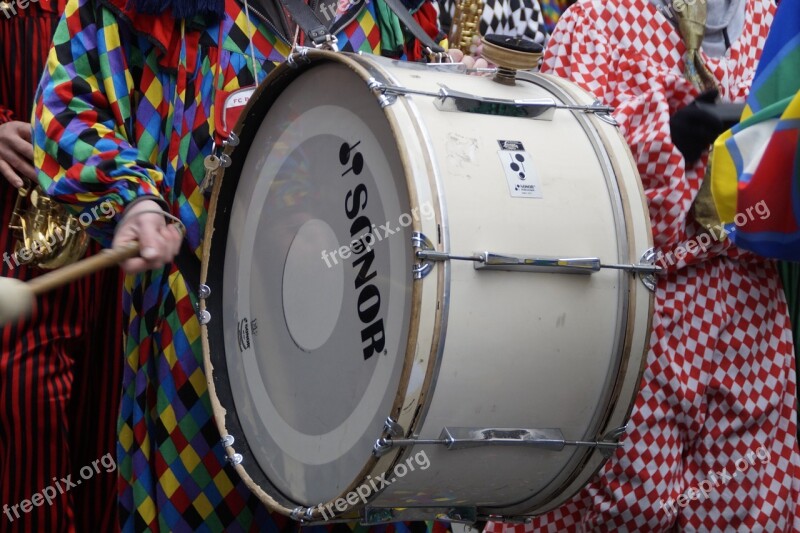 Clown Drum Instrument Rhythm Marching