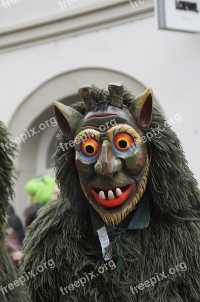 Spirit Daemon Green Strassenfasnet Fools Jump