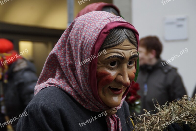 Woman Headscarf Old Old Woman Friendly