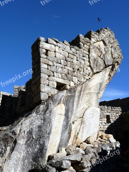 Temple Inca Peru Machu Picchu Free Photos