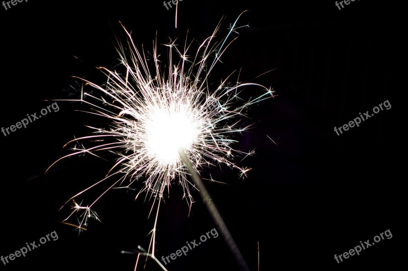 Fireworks Light Sparkler Night Explosion