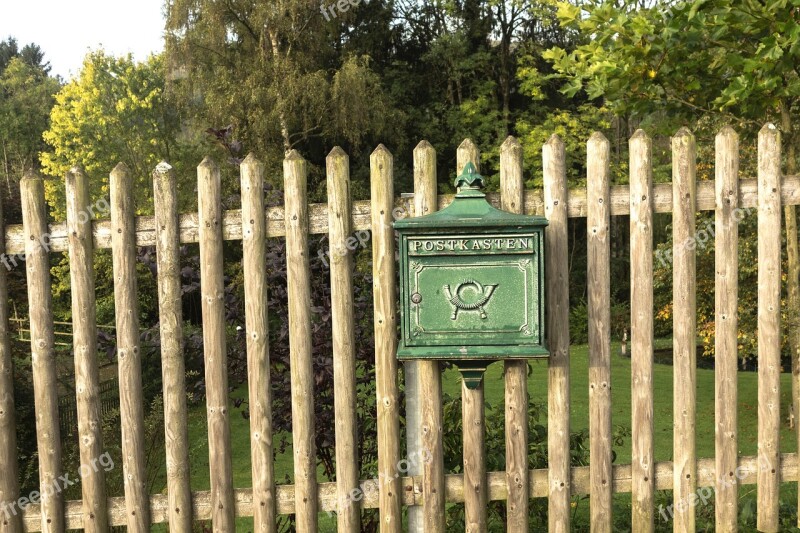 Mailbox Fence Wood Fence Post Paling