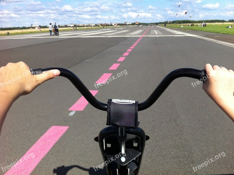 Runway Airport Tempelhofer Field Bike Leisure