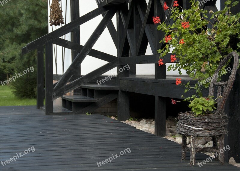 The Scenery Veranda Stairs Climate Mill