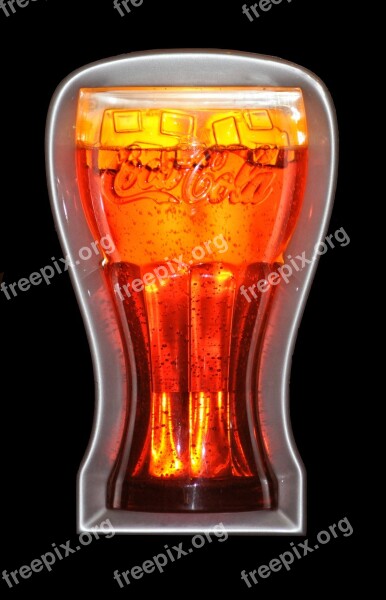 Cola Drink Glass Bar Soda