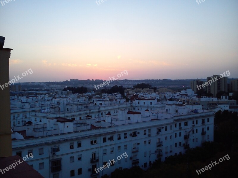 Twilight Sun Triana Seville Free Photos