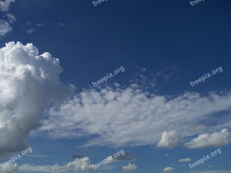 Clouds Blue Sky Day Cloud