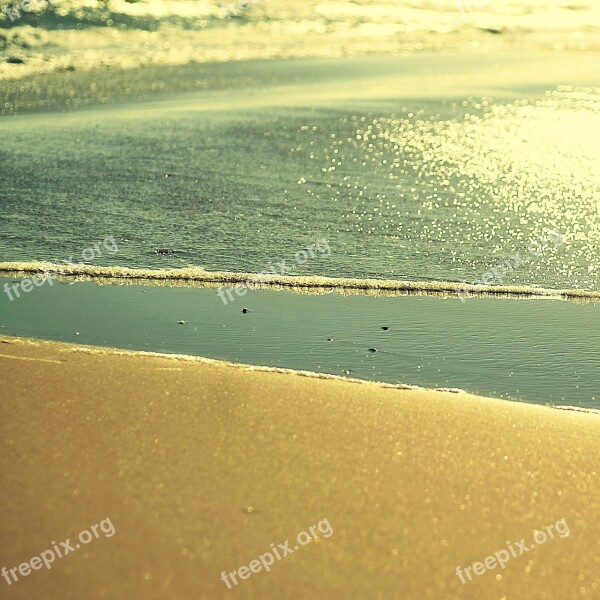 Beach Sea Water Spain Edge Of The Sea