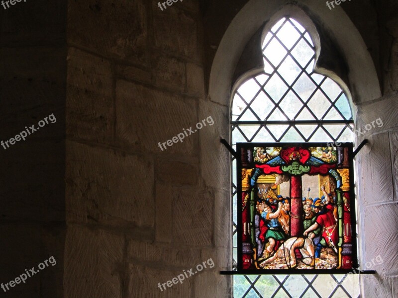 Window Stained Glass Glass Stained Church