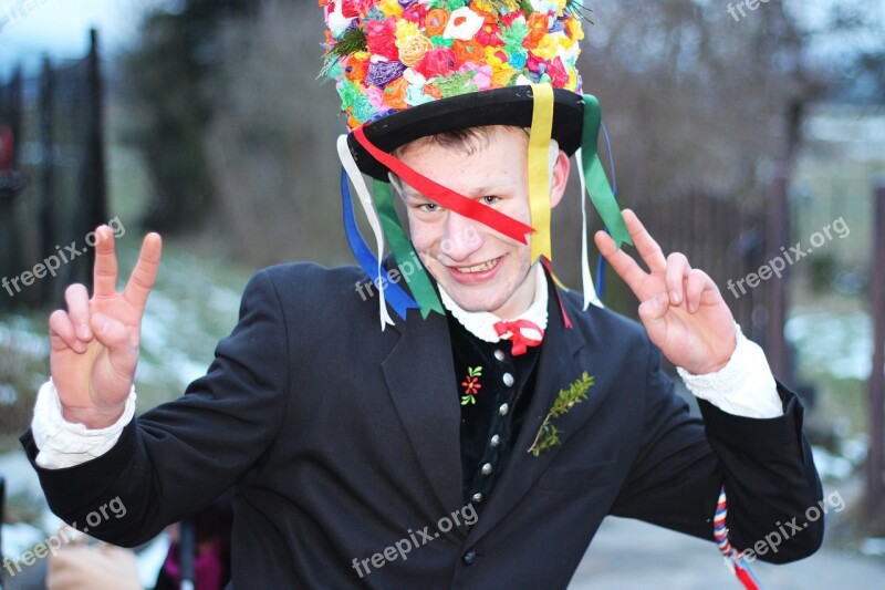 Carnival Colors Carol Mask Ružičky