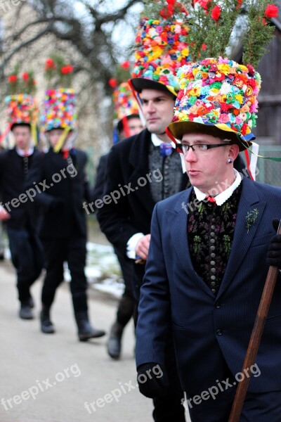 Carnival Colors Carol Mask Ružičky