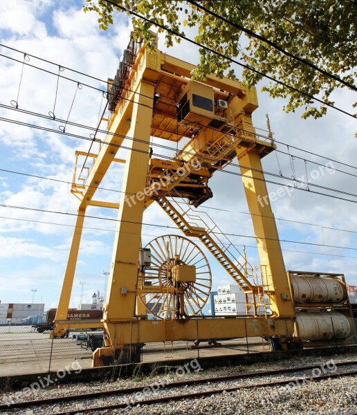 Crane Port Vigo Free Photos