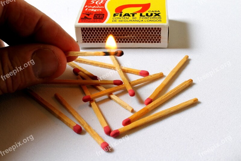 Matches Toothpick Matches Calls Matchbox Lit