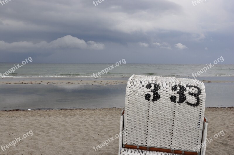 Sea Beach Beach Chair Water Ocean