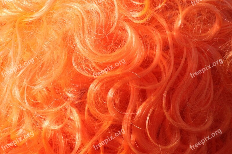 Orange Wig Netherlands Hair Carnival