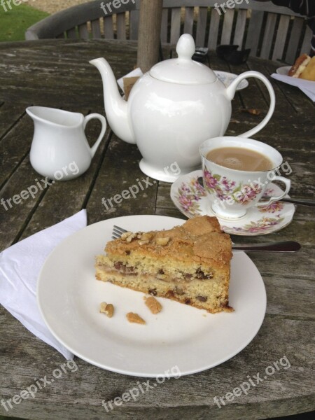 Tea Cake Teapot Food Beverage