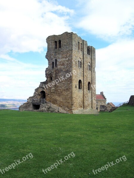 Scarborough Castle Ruin Brick History