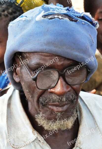 Africa Old Man Portrait Free Photos