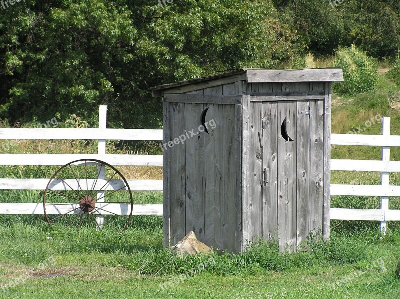 Outhouse Rural Rustic Free Photos