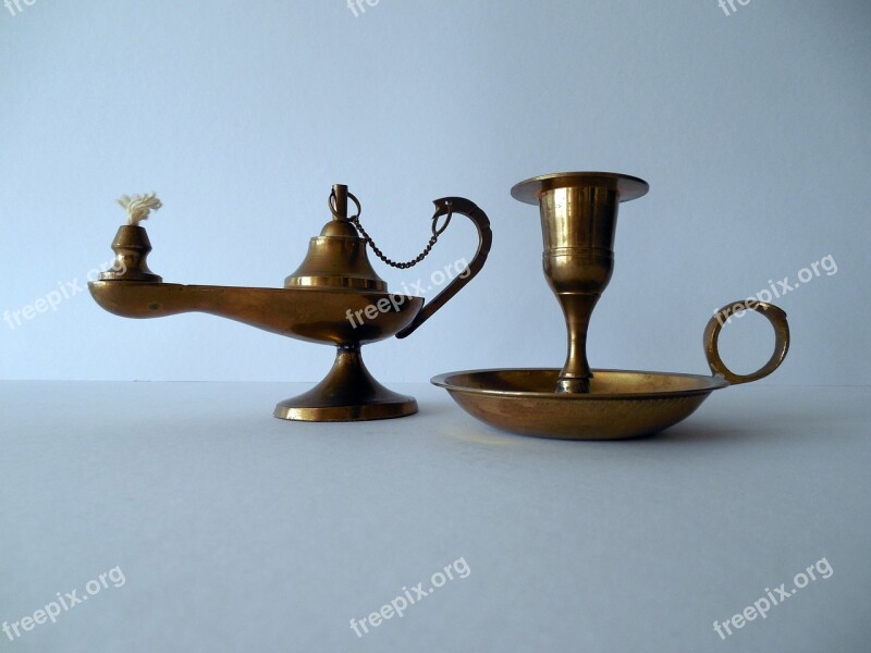 Oil Lamp Lamp Light Nostalgic Candlestick