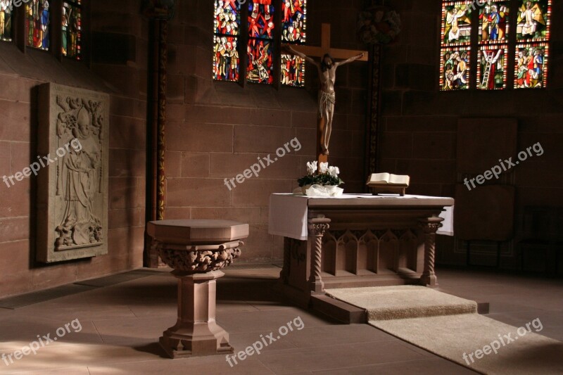 Monastery Hirsau Church Cross Bible