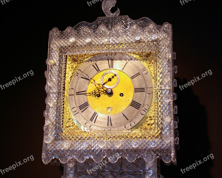 Clock Ireland Waterford Crystal Free Photos