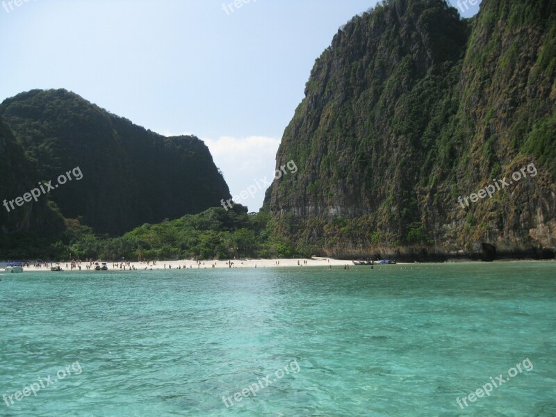 Phi Phi Islands Thailand Sea Free Photos