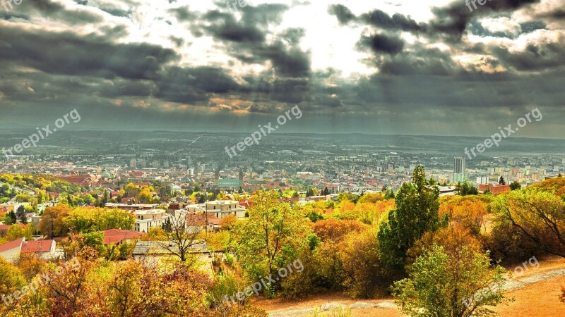 Autumn City Hungary Free Photos