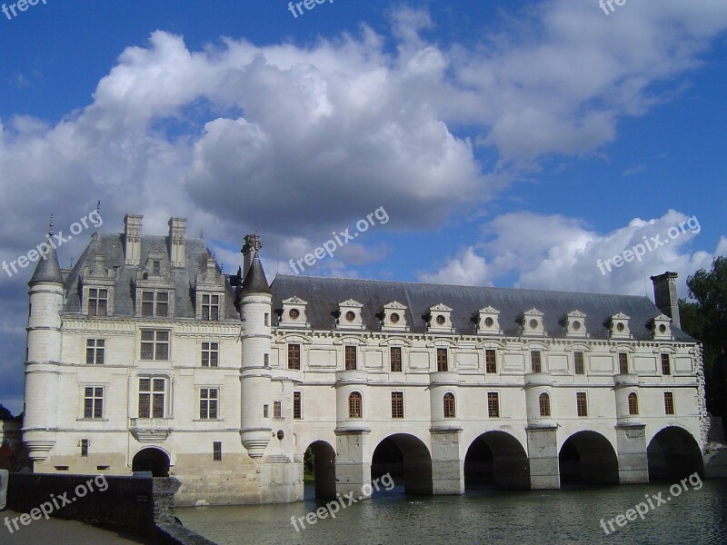 Chateau Chenonceau Castle River Cher