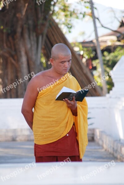 Burma Monk Buddhist Myanmar Free Photos