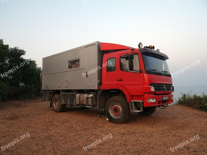 Camper Truck Travel Vehicle Van