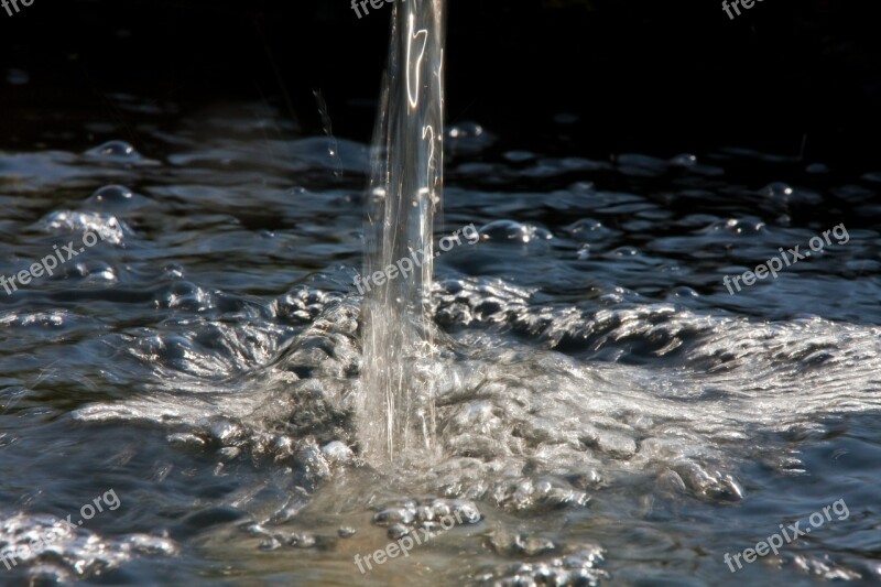 Water Water Jet Fountain Water Fountain Water Feature