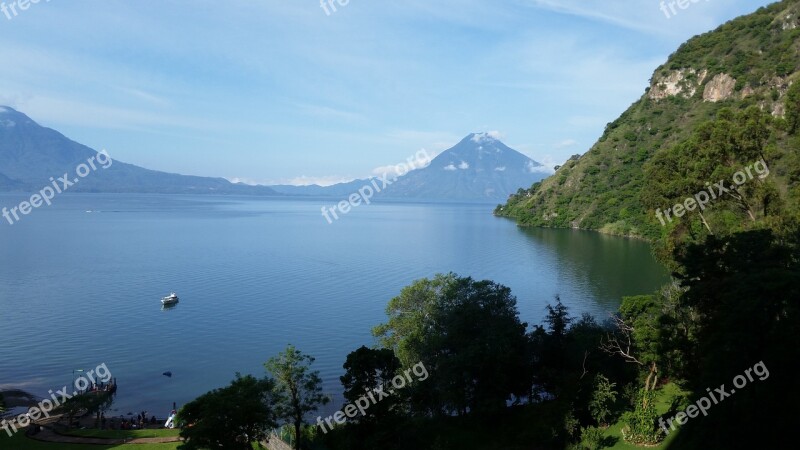 Lake Atitlan Panajachel Solola Guatemala Free Photos