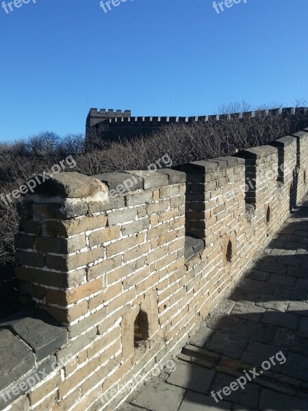 The Great Wall Of China People's Republic Of China City Walls Free Photos