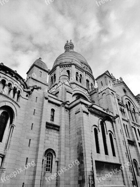 Basilica Sacred Heart Paris Montmartre France