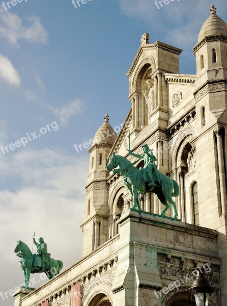 Basilica Sacred Heart Paris Montmartre France