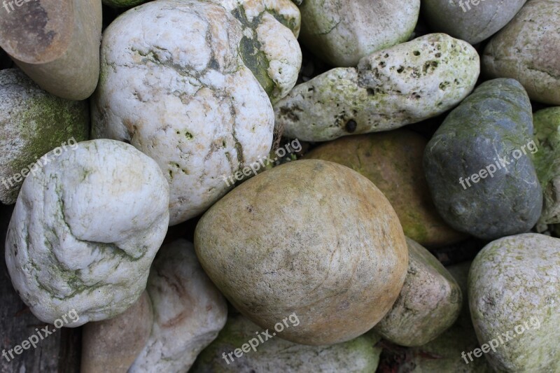 Stones Nature Steinig Background Structure