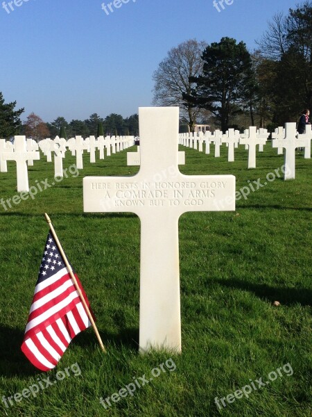 Cemetery Normandy Landing June 44 Omaha Beach