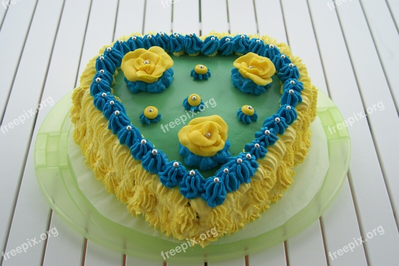 Cream Pie Yellow Blue Green Brazil