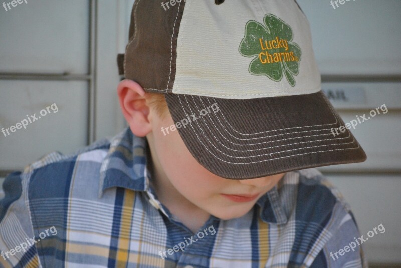 Boy Hat Child Cute Happy