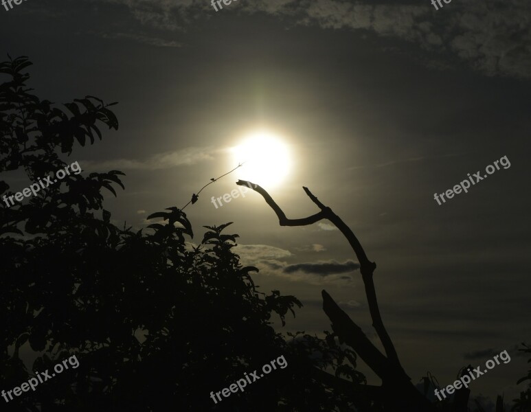 Sunset End Of Afternoon Eventide Sol Nature