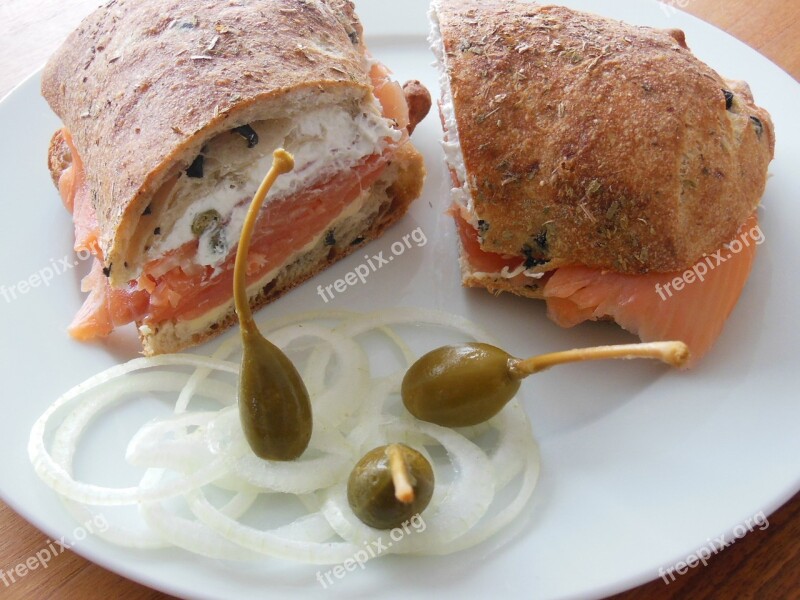 Capture Salmon Bread Delicious Salmon Bun