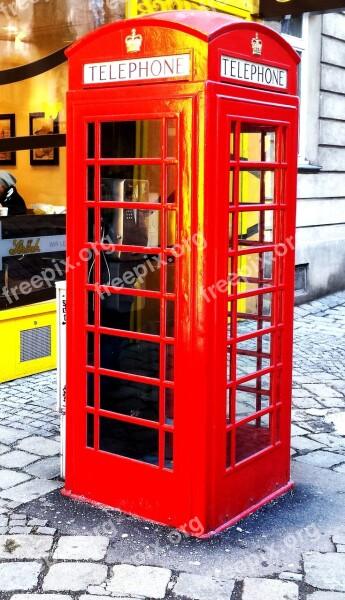 Phone Booth Phone Mobile Phone Old Dispensary