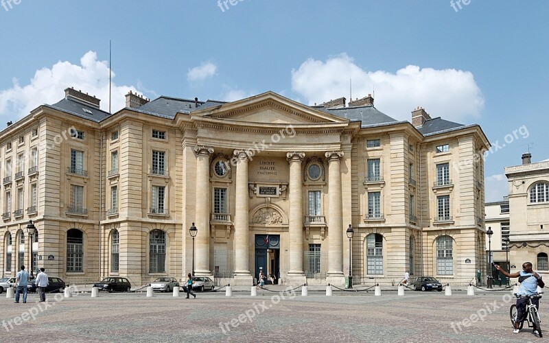 Building University Paris Place Du Panthéon Sorbonne