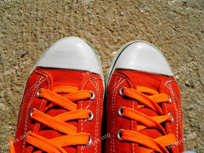 Shoe Red Gym Shoes Free Photos