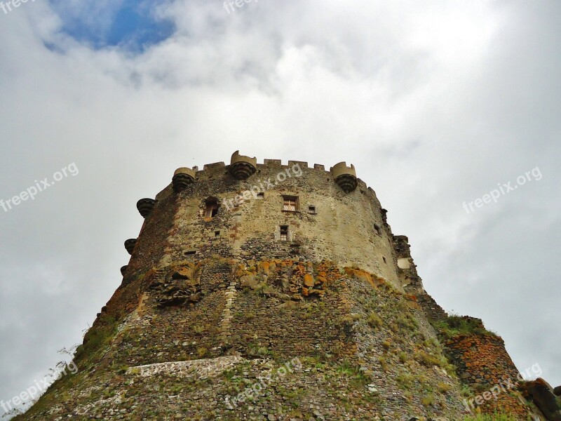 Castle Medieval Architecture Ramparts France