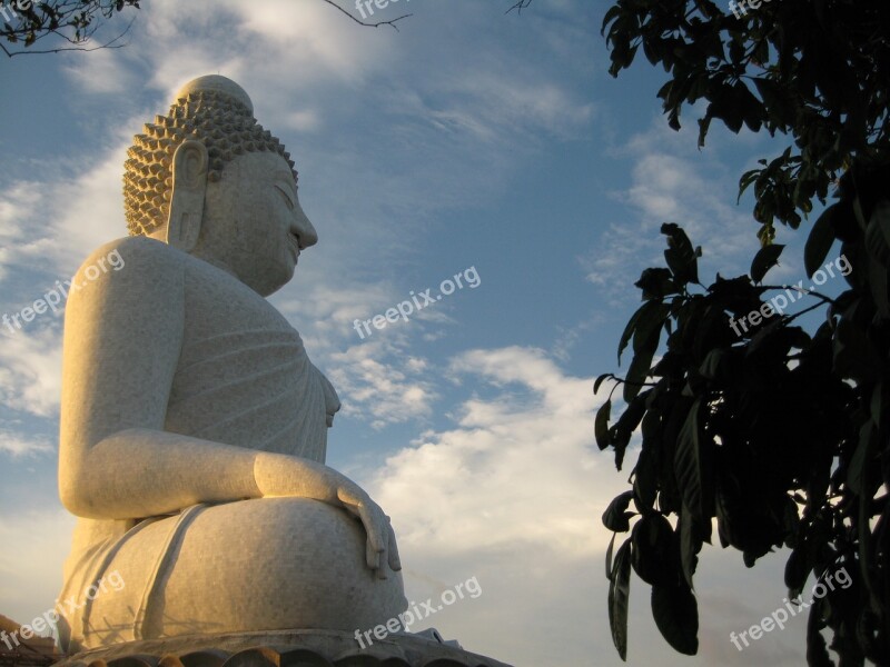 Buddha Statue Buddhism Thailand Buddhist