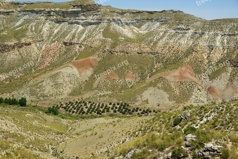 Spain Andalusia Drought Erosion Free Photos