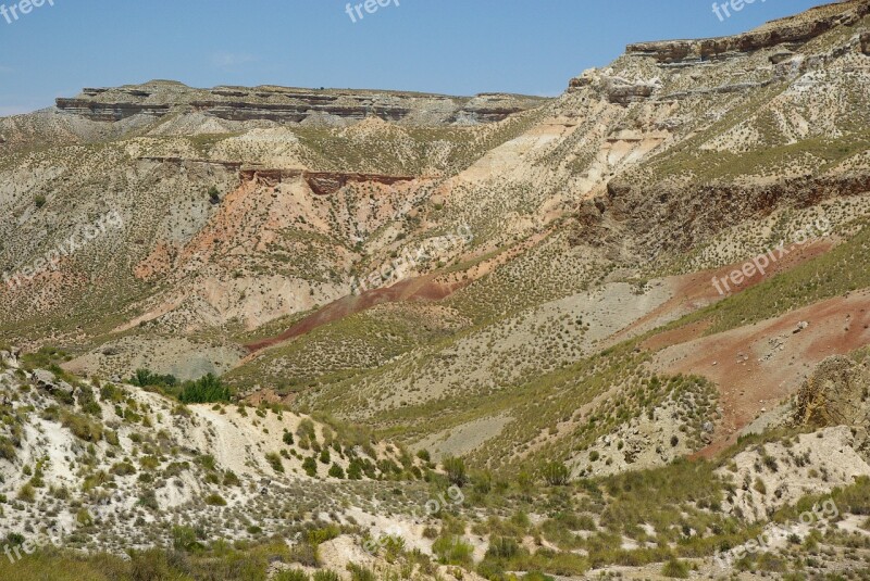 Spain Andalusia Drought Erosion Free Photos