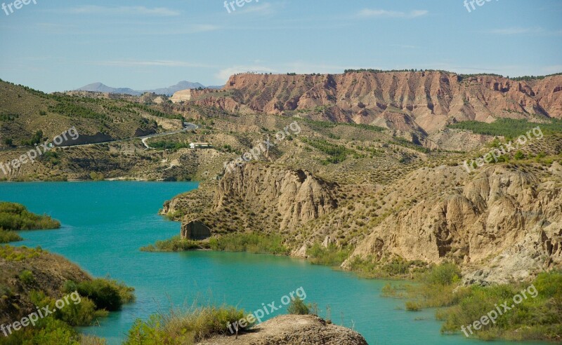 Spain Andalusia Lake Erosion Free Photos